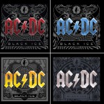 Capas do álbum "Black Ice". AC/DC. 2008