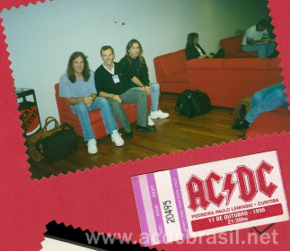 AC/DC - Chegando em Curitiba PR - 1996
