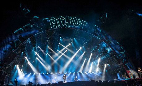 AC/DC durante apresentação no BC Place em Vancouver, no Canadá. © Anil Sharma