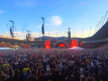 Primeiro show da turnê Rock or Bust no estádio de Letzigrund em Zurique, Suiça. ©