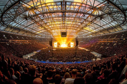 Apresentação no estádio Veltins Arena na cidade de Gelsenkirchen, Alemanha. © Karsten Rabas