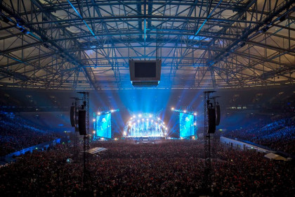 Apresentação no estádio Veltins Arena na cidade de Gelsenkirchen, Alemanha. © Karsten Rabas