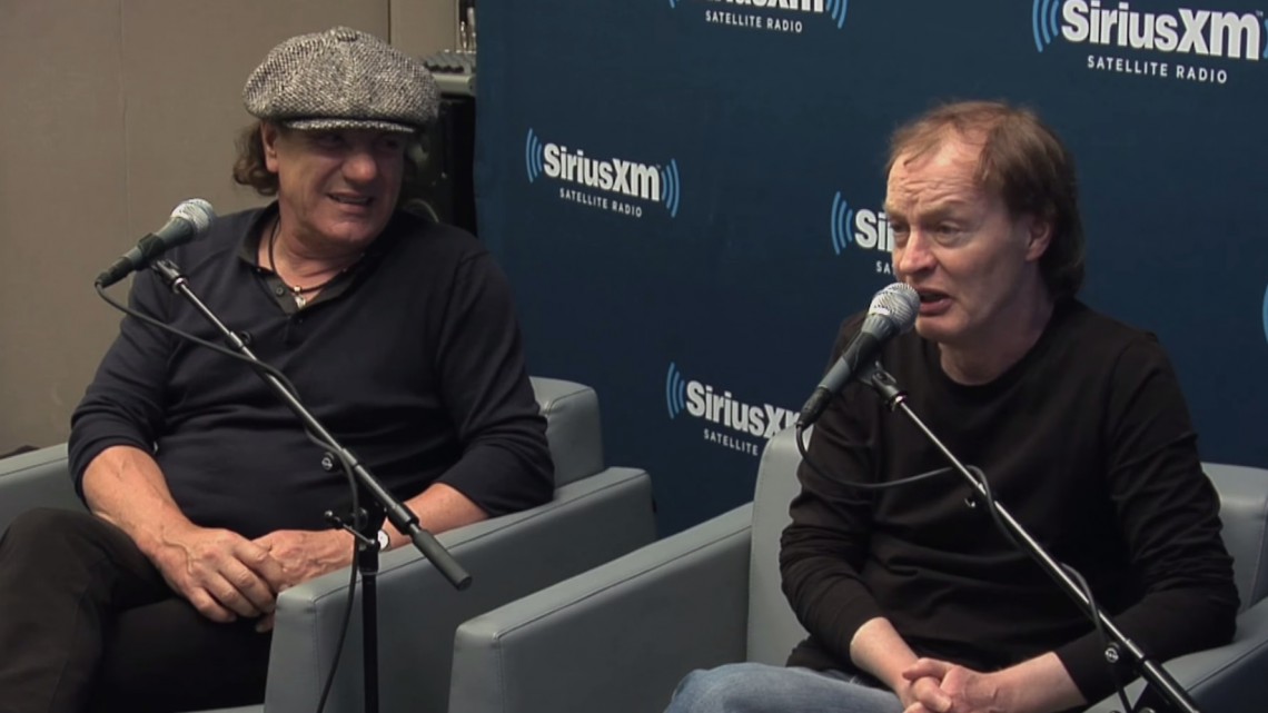 AC/DC - Brian Johnson e Angus Young. 2014.