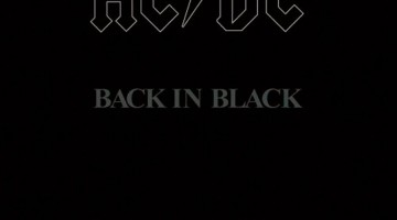 AC/DC Capa Back in Black Álbum
