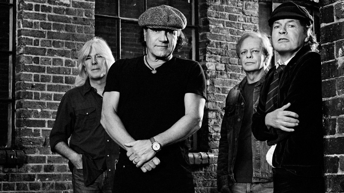 Cliff Williams, Brian Johnson, Stevie Young e Angus Young - 2014