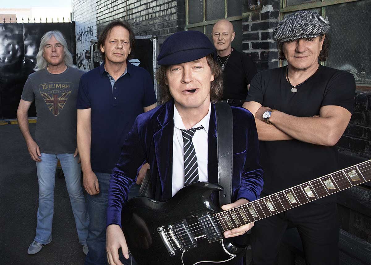 AC/DC. Nova formação para a turnê "Rock or Bust".