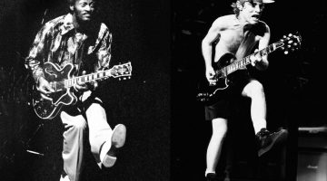 Angus Young. Chuck Berry.