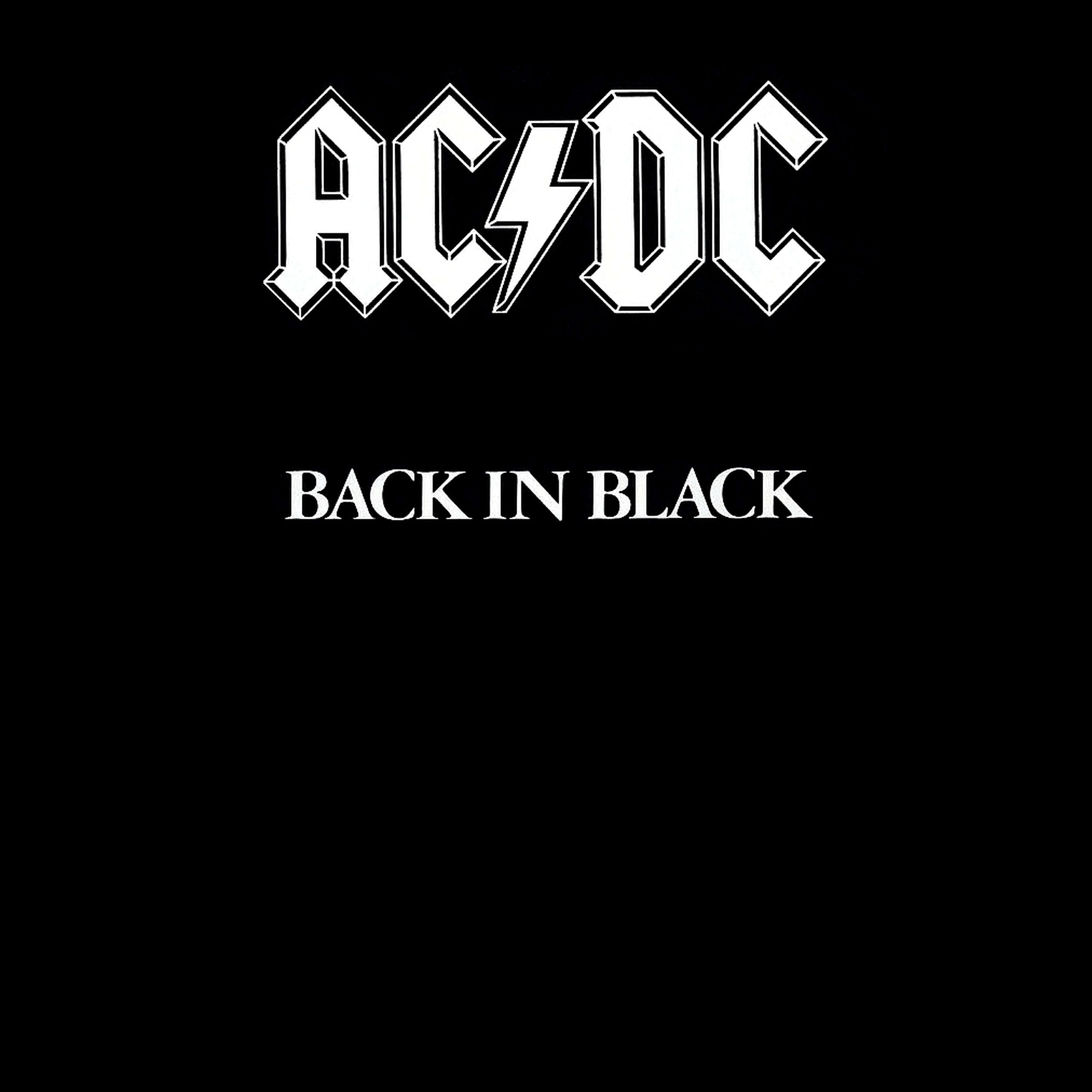 Capa do álbum Back in Black