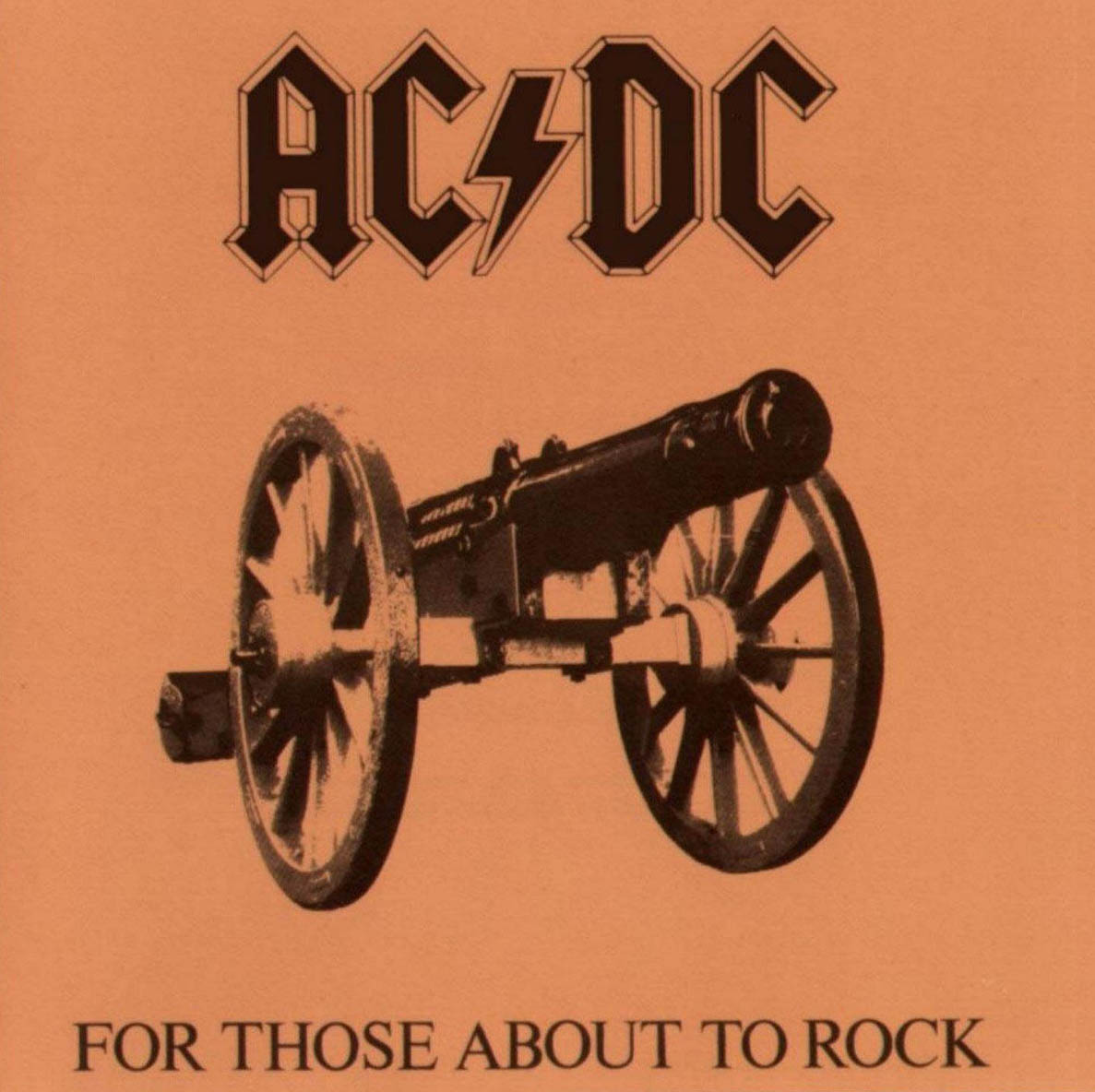 Capa For Those About to Rock. AC/DC.