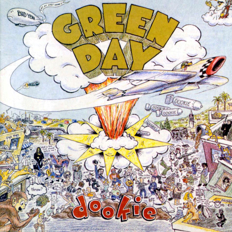 Capa do álbum "Dookie" - Green Day