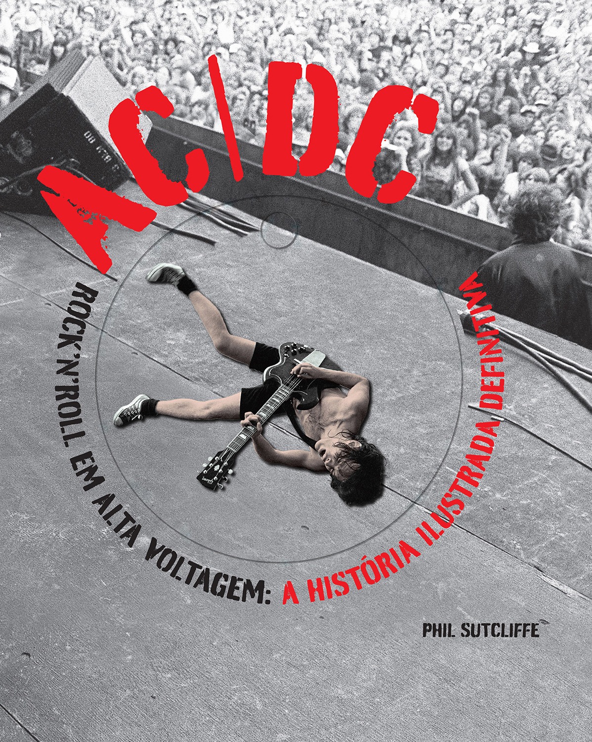 Capa Livro AC/DC Rock N' Roll Em Alta Voltagem