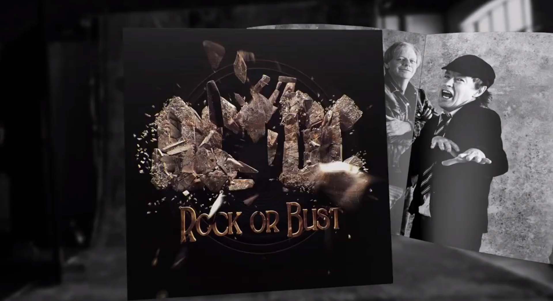 Making of da Capa AC/DC Rock or Bust. 2014.