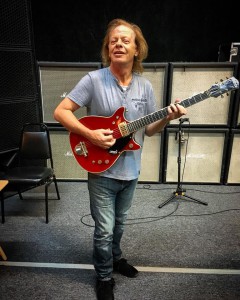 Stevie Young. Em estúdio com AC/DC. Atlanta.